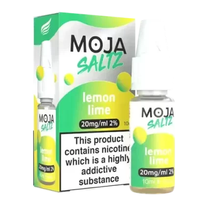 LEMON & LIME – 10ML NIC SALT BY MOJA SALTZ 10MG(1%) | 20MG(2%)