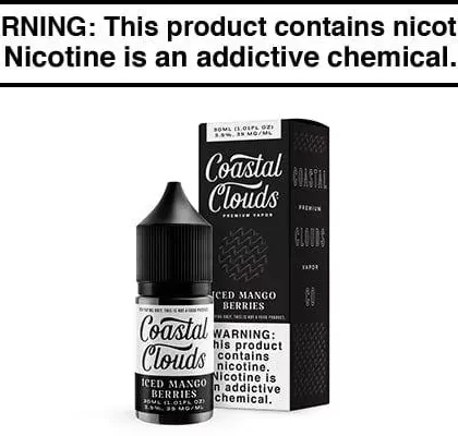 ICED MANGO BERRIES BY COASTAL CLOUDS SALT 30ML - Vapejuice
