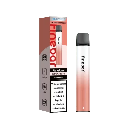 Hayati Finebar 1000 Puffs Prefilled Pod Kit Juicy Peach