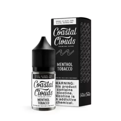 Coastal Clouds Menthol Tobacco 30ml Salt E-Juice