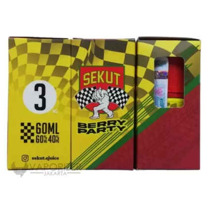 SEKUT E-JUICE BERRY PARTY - 3 mg / 60 ml