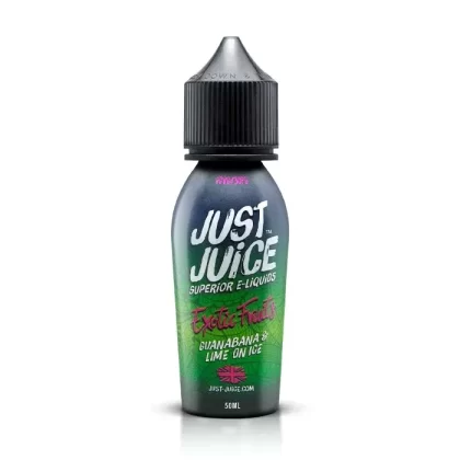 Just Juice Exotic Fruits Guanabana & Lime On Ice 50ml Shortfill E-Liquid