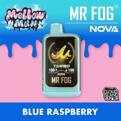 MR FOG NOVA 36K Disposable Vape – Mellow Man Blue Raspberry