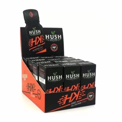 HUSH KRATOM | HK FULL SPECTRUM EXTRACT | KRATOM SHOT | 12 CT