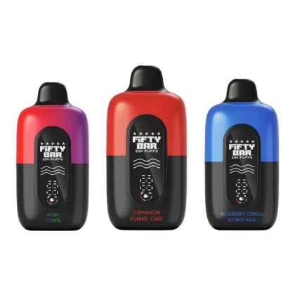 Fifty Bar 20K Disposable Vape - 50mg - Apple Cronut, 50mg - B Pop