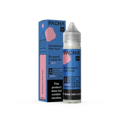 Huckleberry Pear Acai E-Liquid by Pacha Syn - Size#60ml~Nicotine#0MG>3MG>6MG