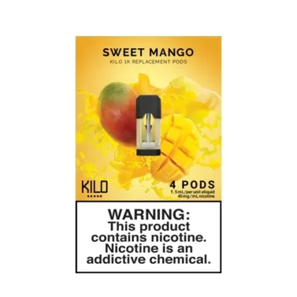 Sweet Mango – Pack of 4 Pods by Kilo 1K - Vape Product (DA8E13)