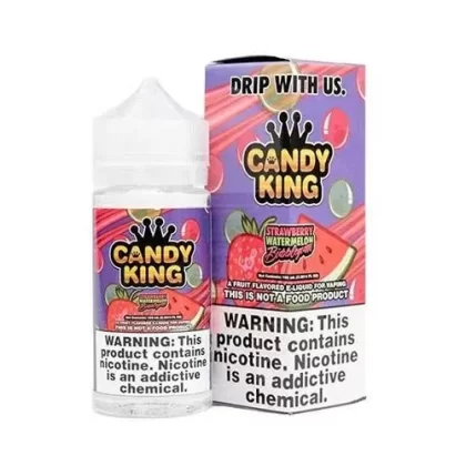 Strawberry Watermelon Bubblegum by Candy King 100ml - Vape Product, Vape Product (FC1395)