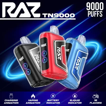 RAZ TN9000 Disposable Device – 9000 Puffs - Banana Coconut