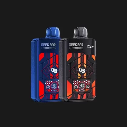 GEEKBAR GT 911 16,000 Puffs - Starter Kit (Kit + Cartridge) / Lychee Rasspberry