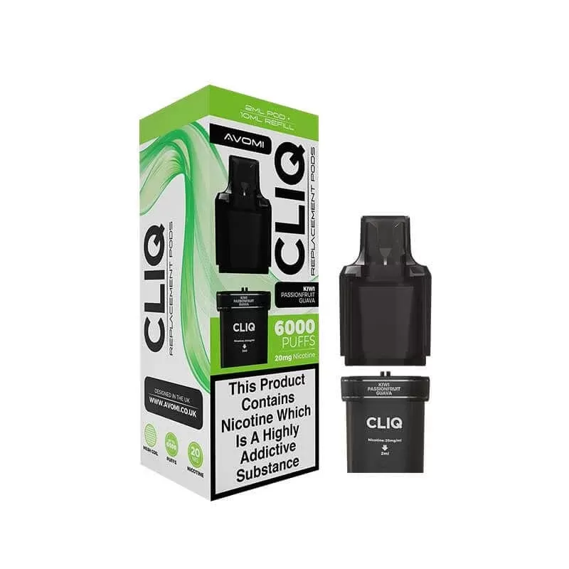 Avomi Cliq Prefilled Pods – Kiwi Passionfruit Guava