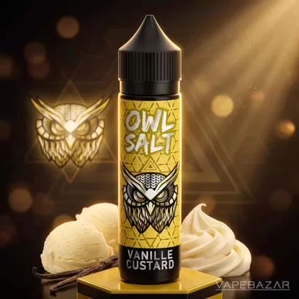 OWL Salt Longfill Vanille Custard Aroma 10ml in 60ml - 0 mg/ml / 10 ml / 60 ml