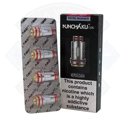 Uwell Nunchaku Coil 4pack - Size#0.14OHM (SS316L MESHED)