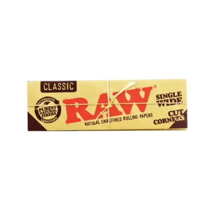 Raw Single Wide Papers Cut Corn - Vape Store