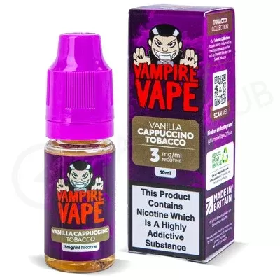 Vanilla Cappuccino Tobacco E-Liquid by Vampire Vape - Ecigpremium