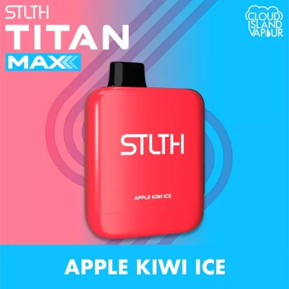STLTH TITAN MAX Disposable Vape – Apple Kiwi Ice