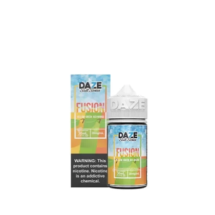 Yellow Green Red Mango Iced by 7Daze Fusion Salt 30mL - 30MG