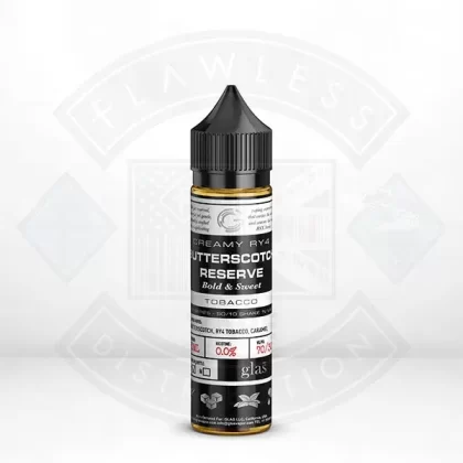Glas Basix Series Creamy RY4 Butterscotch Reserve 0mg 50ml E Liquid