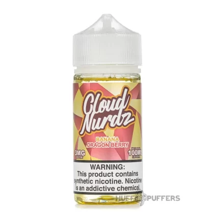 Cloud Nurdz – Banana Dragon Berry 100mL - Nicotine Strength#0mg>3mg>6mg