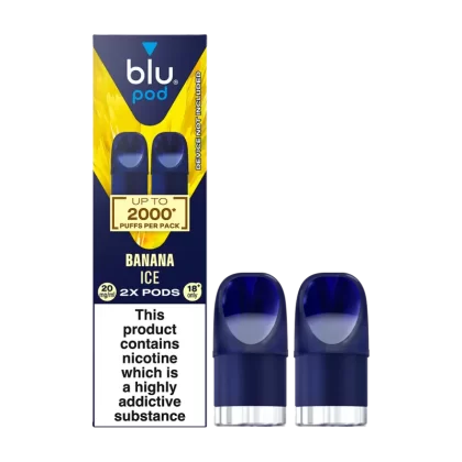 Banana Ice Blu Bar Pods - 20mg - Vape Product