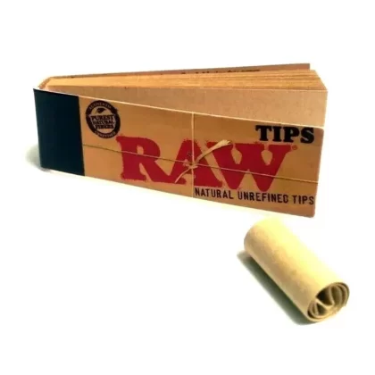 RAW Natural Unrefined Tips – 50ct - Vape Store