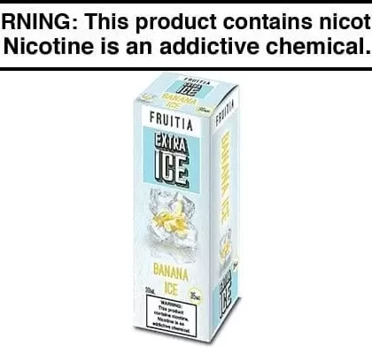 BANANA ICE BY FRUITIA EXTRA ICE SALTS 30ML - Vapejuice