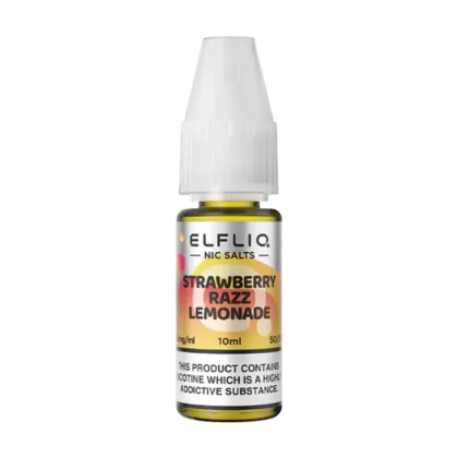 Strawberry Razz Lemonade Elfliq Nic Salt by Elfbar - 10ml - Vape Product, Vape Product