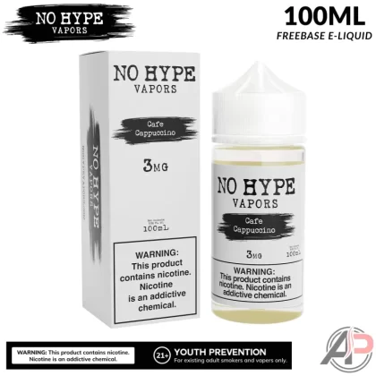 No Hype Vapors Cafe Cappuccino E-Liquid 100mL
