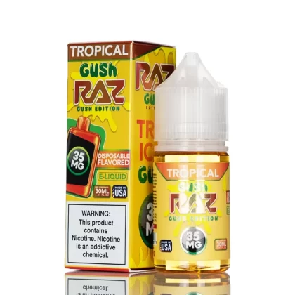 Pod Juice X RAZ Salt Nic - Tropical Gush - 30mL - 35mg
