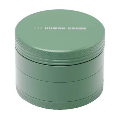 Human Grade 4C Grinder 2.5″ – Premium 4-Part Aluminum, 12 Colors - Discountvapepen