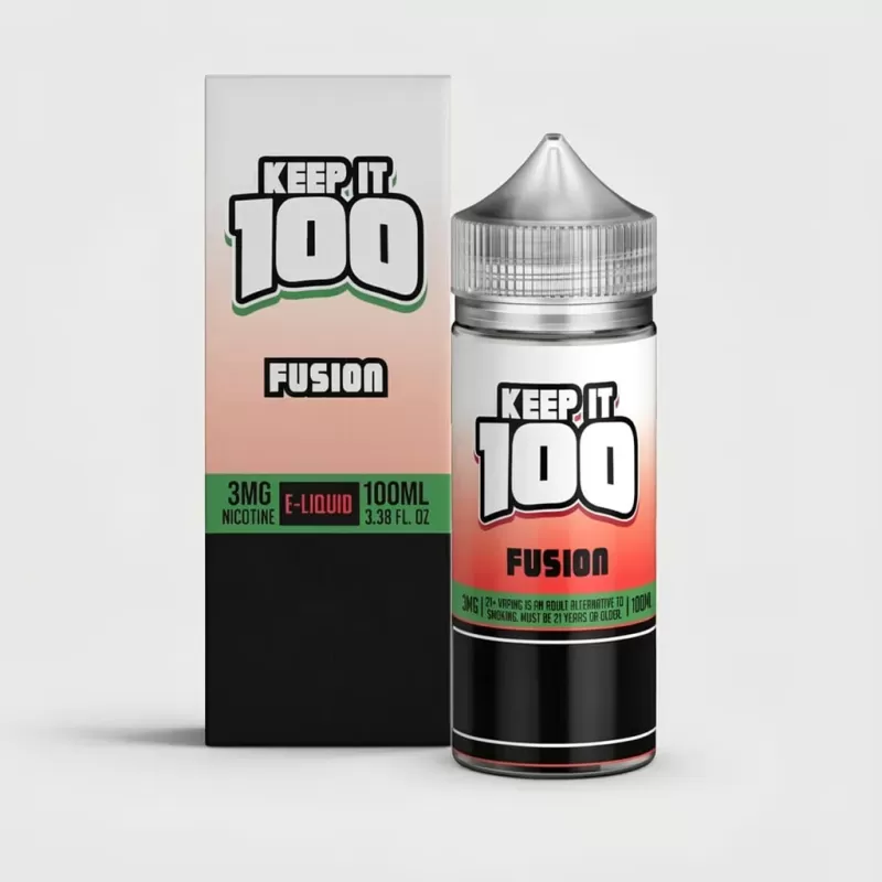Fusion – Keep It 100 – 100mL Strawberry Kiwi Vape Juice 3mg - Vape Product; Vape Product, Vape Product (BCDCA5)