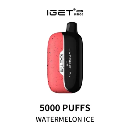 IGET Moon K5000 Puffs – Watermelon Ice - Ozvapeone