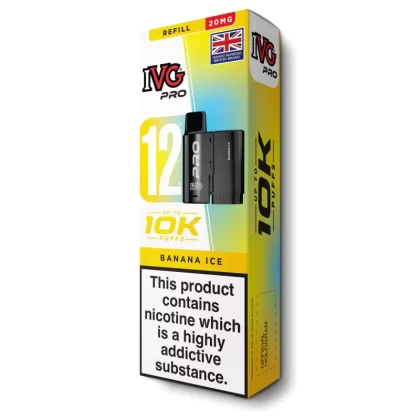 Banana Ice Pro 12 Refill Pod by IVG - 20 mg/ml