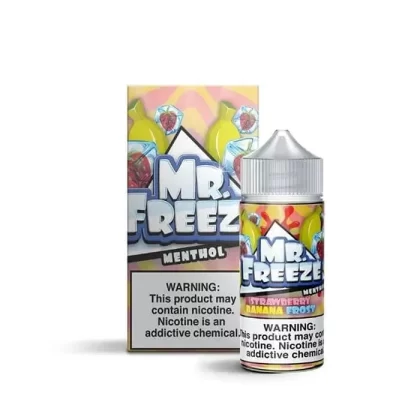 Strawberry Banana Frost E-Liquid by Mr. Freeze - Size#100ml~Nicotine#3MG>6MG