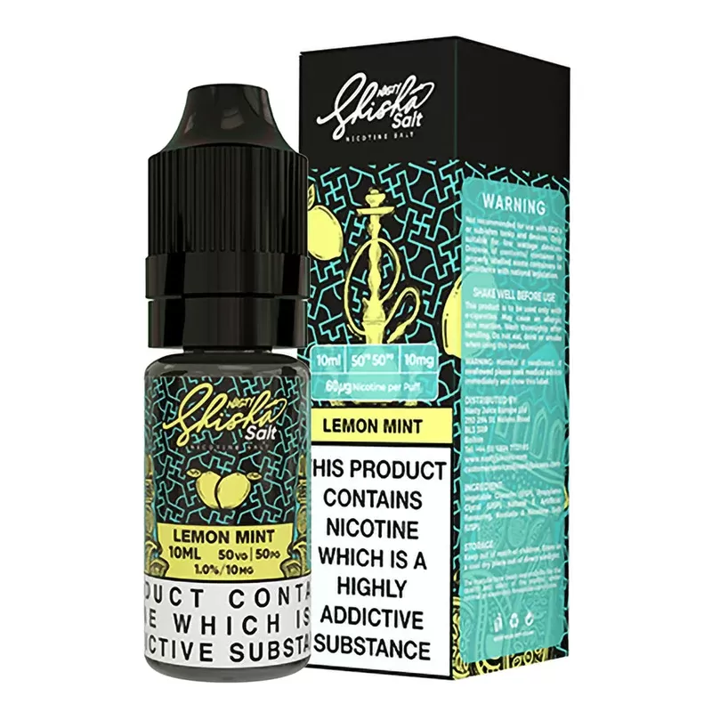 Lemon Mint Nic Salt E-Liquid 10ml by Nasty Shisha