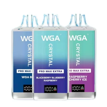 WGA Crystal Pro Max Extra 15000 Puffs Disposable Kit 10pcs/pack - Strawberry Raspberry Cherry Ice