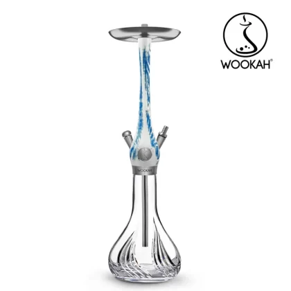 Wookah Mastercut Flames Artic Blue - Wookah / Edelstahl / Holz