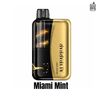 Miami Mint – ALIBARBAR SWIRL - Non-rechargeable / Extra Large / ALIBARBAR / Tobacco / Mint