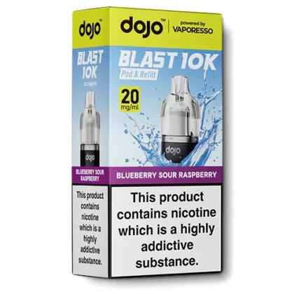 Blueberry Sour Raspberry Pod & Refill by Dojo Blast 10k - 10 mg/ml