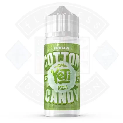 Yeti Cotton Candy Frozen Apple Mango 0mg 100ml Shortfill