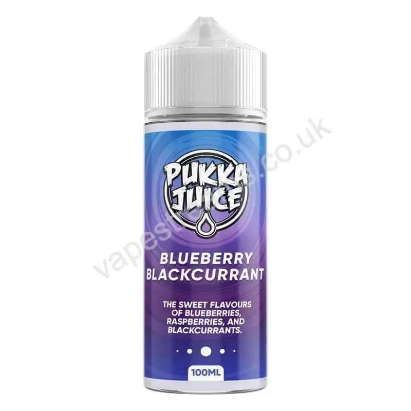Blueberry Blackcurrant E-Liquid Shortfill by Pukka Juice