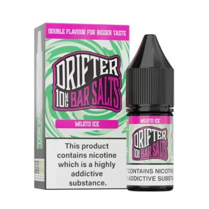 Drifter Bar Salt Nic Salt E Liquid Mojito Ice - Nicotine Strength#20mg>10mg>5mg