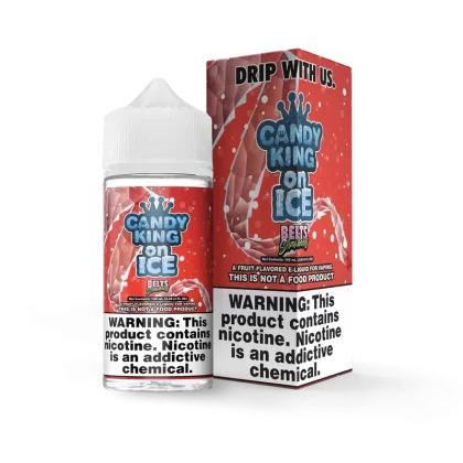 Candy King Vape Juice | 100ml | Strawberry Belts On Ice