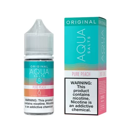 Sale $10.50 – Pure Peach by Aqua TFN Salts 30ml - Cheapvape Deals