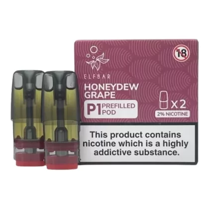 Elf Bar Mate P1 Honeydew Grape Pods (2 Pack) - Ejuicewarehouse