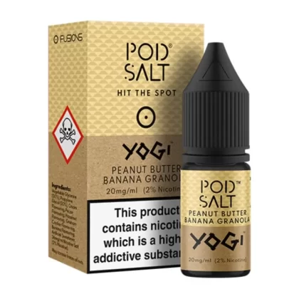 Peanut Butter Banana Granola Nic Salt E-Liquid Fusion Series by Pod Salt (10ml) - 11mg