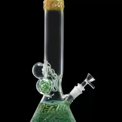 Smoke Cartel Mushroom Marble Water Pipe – 18 in.