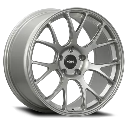 Konig Forged F1M 18X9.5 5X120 ET35 Ash Silver Knurled Bead