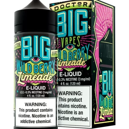 DOCTOR BIG VAPES by BIG BOTTLE Co - Wildberry Limeade - 120ML E-Liquid - 0MG