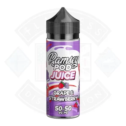 Ramsey Pod Juice Grape Strawberry 0mg 100ml Shortfill